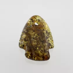 Baltic Amber figurine FISH Pendant Charm