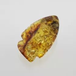 Baltic Amber figurine FISH Pendant Charm