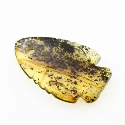 Baltic Amber figurine FISH Pendant Charm