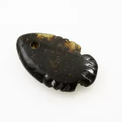 Baltic Amber figurine FISH Pendant Charm