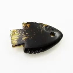 Baltic Amber figurine FISH Pendant Charm