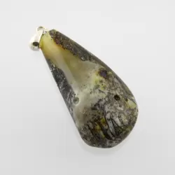 Unique Color DROP Baltic Amber Pendant