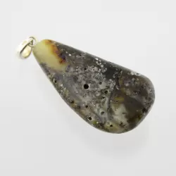 Unique Color DROP Baltic Amber Pendant