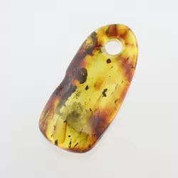 Natural Baltic Amber Hole Pendant