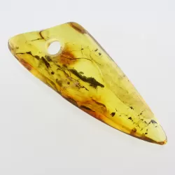 Natural Baltic Amber Hole Pendant