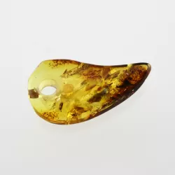 Natural Baltic Amber Hole Pendant
