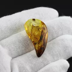 Natural Baltic Amber Hole Pendant