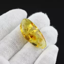 Natural Baltic Amber Hole Pendant