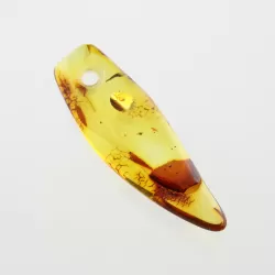 Natural Baltic Amber Hole Pendant