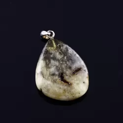 Unique Color DROP Baltic Amber Pendant