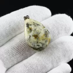 Unique Color DROP Baltic Amber Pendant