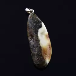 Unique Color DROP Baltic Amber Pendant