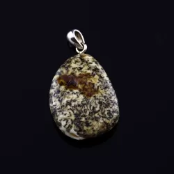 Unique Color DROP Baltic Amber Pendant