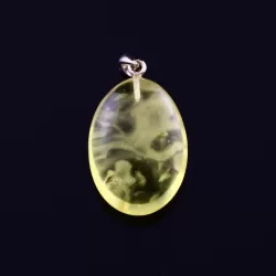 Unique Color DROP Baltic Amber Pendant