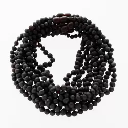 10 Raw Cherry BAROQUE Baltic teething amber necklaces 32cm