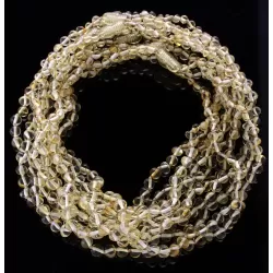 10 Lemon BAROQUE Baltic amber teething necklaces 38cm