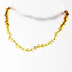 Reverse Rainbow Baltic Amber Teething Necklace For Babies