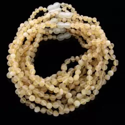 10 Big Raw Mix BAROQUE teething Baltic amber necklaces 32cm