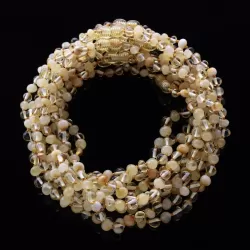 10 Multi BAROQUE teething Baltic amber necklaces 32cm