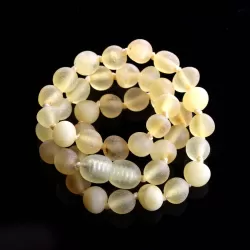 Raw Mix Baroque Teething Baltic Amber Necklace