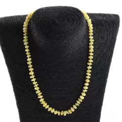Milk BUTTONS Baltic amber necklace 45cm