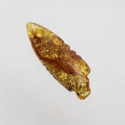 Baltic Amber figurine FISH Pendant Charm