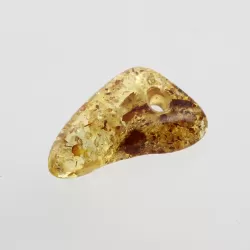 Natural Baltic Amber Hole Pendant