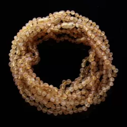 10 Raw Honey BAROQUE Baltic amber teething necklaces 36cm