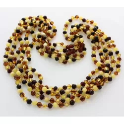 5 Multi BAROQUE Baltic amber adult necklaces 65cm