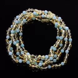 5 Lemon Gems Baltic Amber teething necklaces 33cm