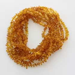 10 Honey CHIPS Baltic amber teething Baby necklaces 32cm