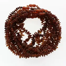 10 Raw Cognac CHIPS Baltic amber teething Baby necklaces 32cm