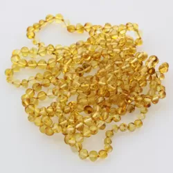 10 Big Lemon Baltic Amber Anklets Bracelets 25cm