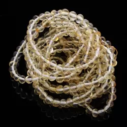 10 Lemon Stretch BAROQUE Baltic amber adult bracelets 18cm