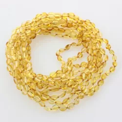 10 Honey BEANS Baby teething Baltic amber necklaces 30cm
