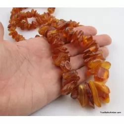 Large Vintage Baltic amber necklace 28in