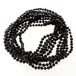10 Cherry BAROQUE teething Baltic amber necklaces 33cm