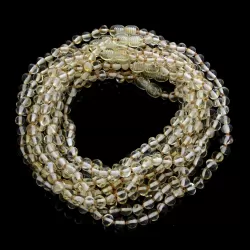 10 Lemon BAROQUE teething Baltic amber necklaces 28cm