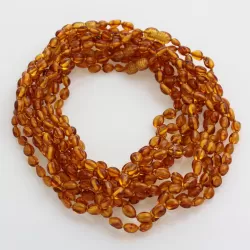 10 Honey BEANS Baby teething Baltic amber necklaces 33cm