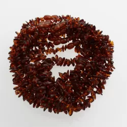 10 Cognac CHIPS Baltic amber teething necklaces 32cm
