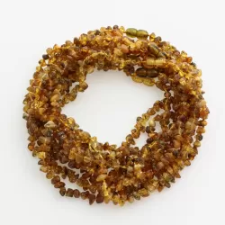 10 Green NUGGETS Baltic amber teething Baby necklaces 32cm