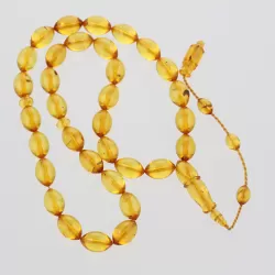 Islamic 33 Prayer OLIVE Baltic amber beads