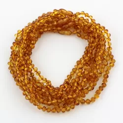 10 Honey BAROQUE Baltic amber teething necklaces 33cm