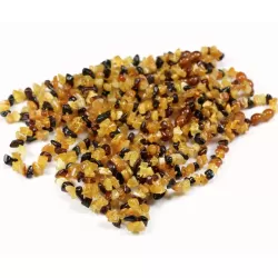 Wholesale Baby teething Baltic amber mixed bead necklaces