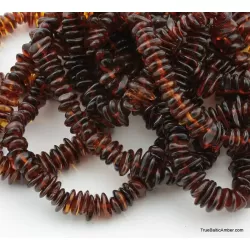 10 Cognac NUGGETS Baltic amber adult strech bracelets