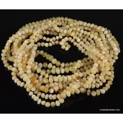 10 butter BAROQUE Baltic amber adult necklaces