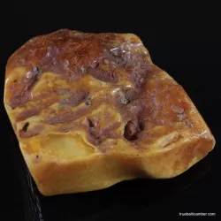 Antique butter large Baltic amber fossil 33g stone