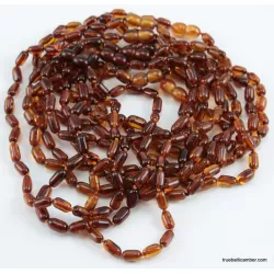 Cylinder beads HQ Baltic amber teething necklace