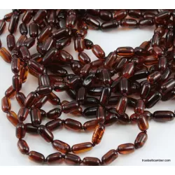 Cylinder beads HQ Baltic amber teething necklace