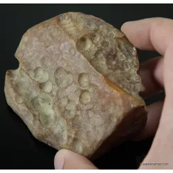 Massive genuine Baltic amber fossil stone 132g